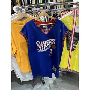 Vintage Hardwood Classics Philadelphia 76ers Iverson #3 NBA Jersey Size XL